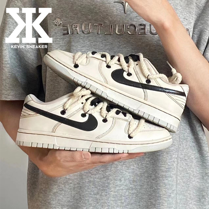 Nike耐克咖啡染系带男低帮板鞋