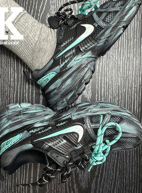 球鞋定制Nike耐克V2KRun银河战士废土风防滑耐磨低帮跑步鞋
