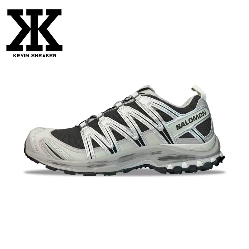 球鞋定制SALOMON萨洛蒙XA PRO 3D镭射轨迹复古手绘风低帮跑步鞋