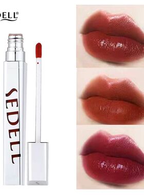 正品诗黛尔口红丝绒雾面不沾杯唇釉98055气质红保湿唇油多色唇彩