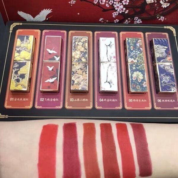 小辣椒口红娇婵唇膏点绛唇雕花丝绒哑光口红学生女中国古风唇膏女
