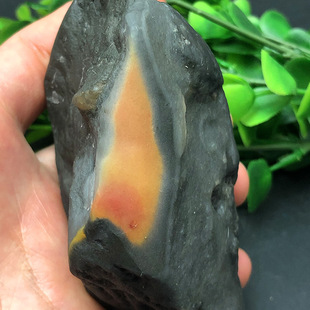 台山玉乌鸦皮黄蜡石雕料文玩黄龙玉腊石摆件手玩料石奇石玉石收藏