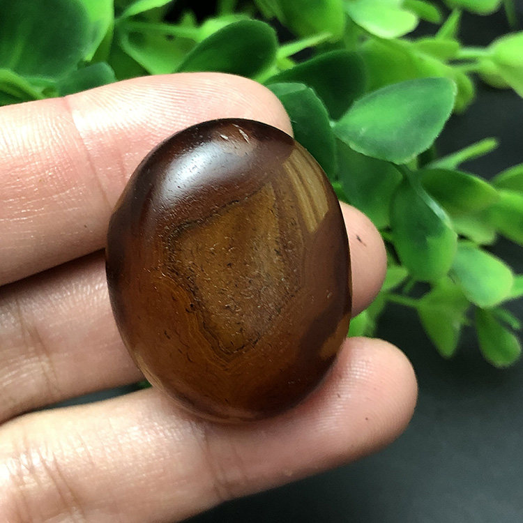 马达加斯加花纹冰彩玛瑙籽料天然马料象形石头手把件收藏奇石1533