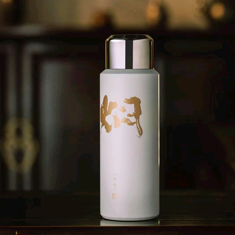 米索臻物焖茶杯闷泡316不锈钢保温杯620毫升礼盒包装长效保温焖烧