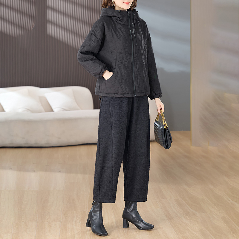 中老年妈妈装棉服宽松休闲外套
