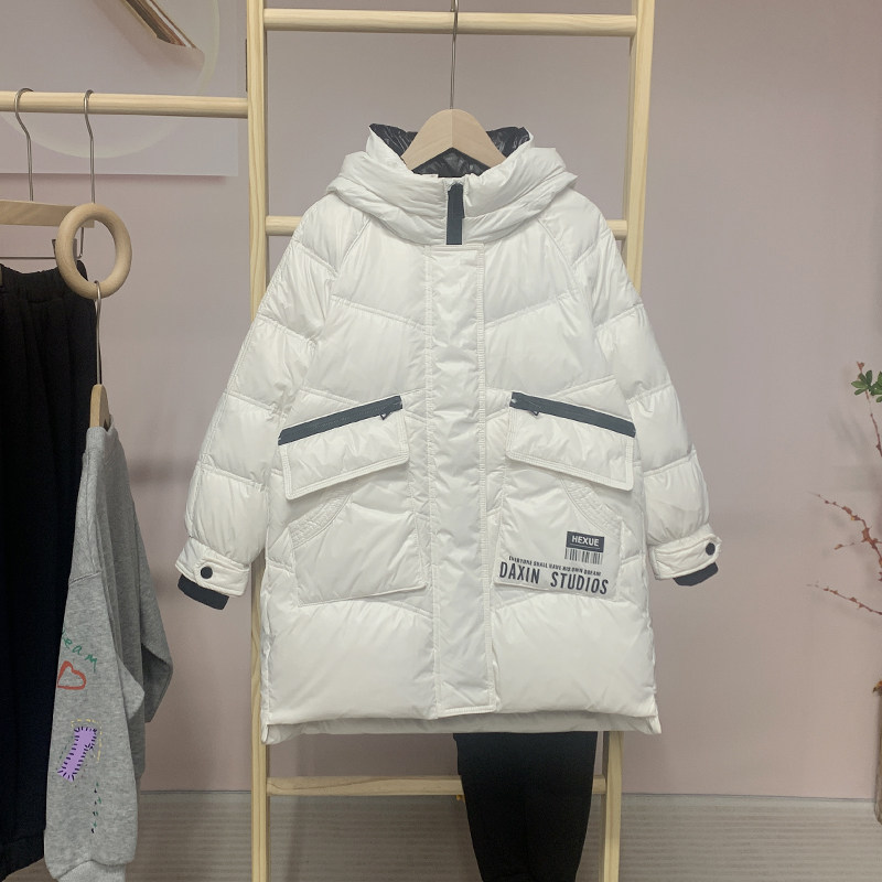 禾雪中长款加厚三防儿童羽绒服