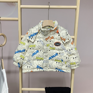 2023新款盈湖品牌儿童羽绒服专柜正品可爱卡通款中小童保暖冬外套