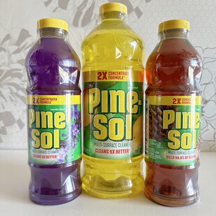 高乐氏PineSol派素地板瓷砖油污除臭多功能浴缸清洁剂1.41L柠檬味