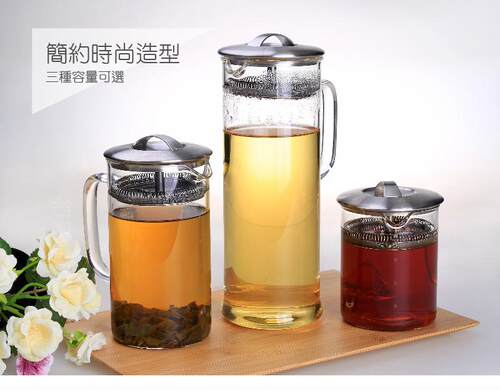 耐热单层玻璃花茶壶正品