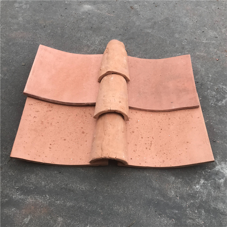 红泥瓦小红瓦四合院屋顶