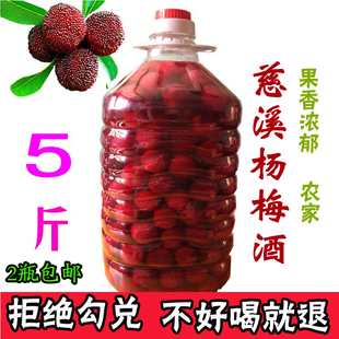 杨梅烧酒6月杨梅浸泡非仙居5斤2.5l浙江慈溪余姚特产粮食酒果酒