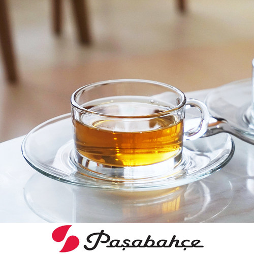 pasabahce咖啡杯碟套装小玻璃
