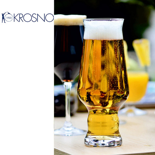 皮尔森啤酒杯krosno特色异形麦