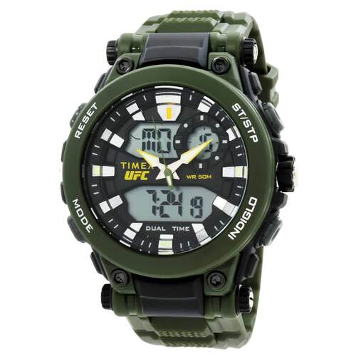 天美时Timex TW5M52900男手表UFC Impact闹钟石英数字的
