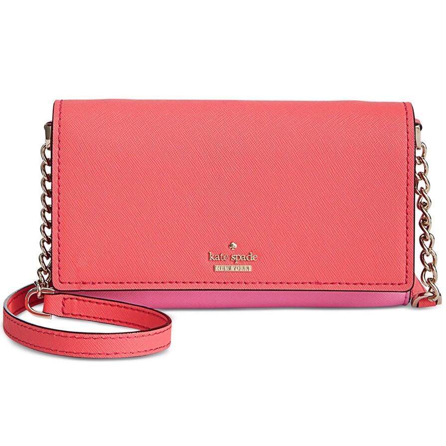 Kate Spade pwru5846 cameron street Corin斜挎包钱包178火烈鸟