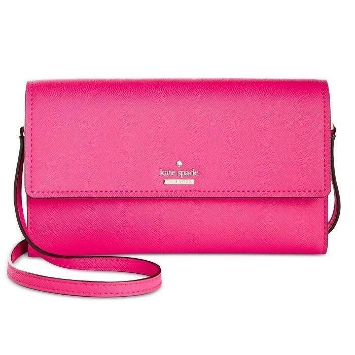 Kate Spade PXRU5288 cameron street stormie斜挎包钱包198粉色