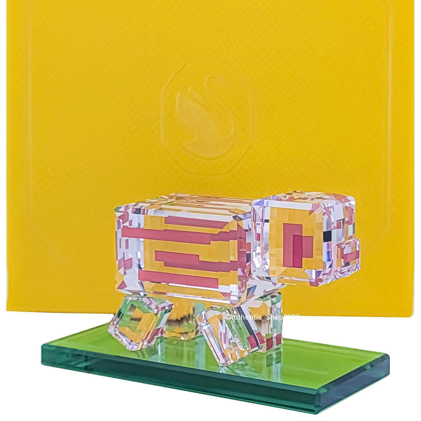 施华洛世奇Swarovski Teens, Adults摆件Minecraft Pig水晶粉
