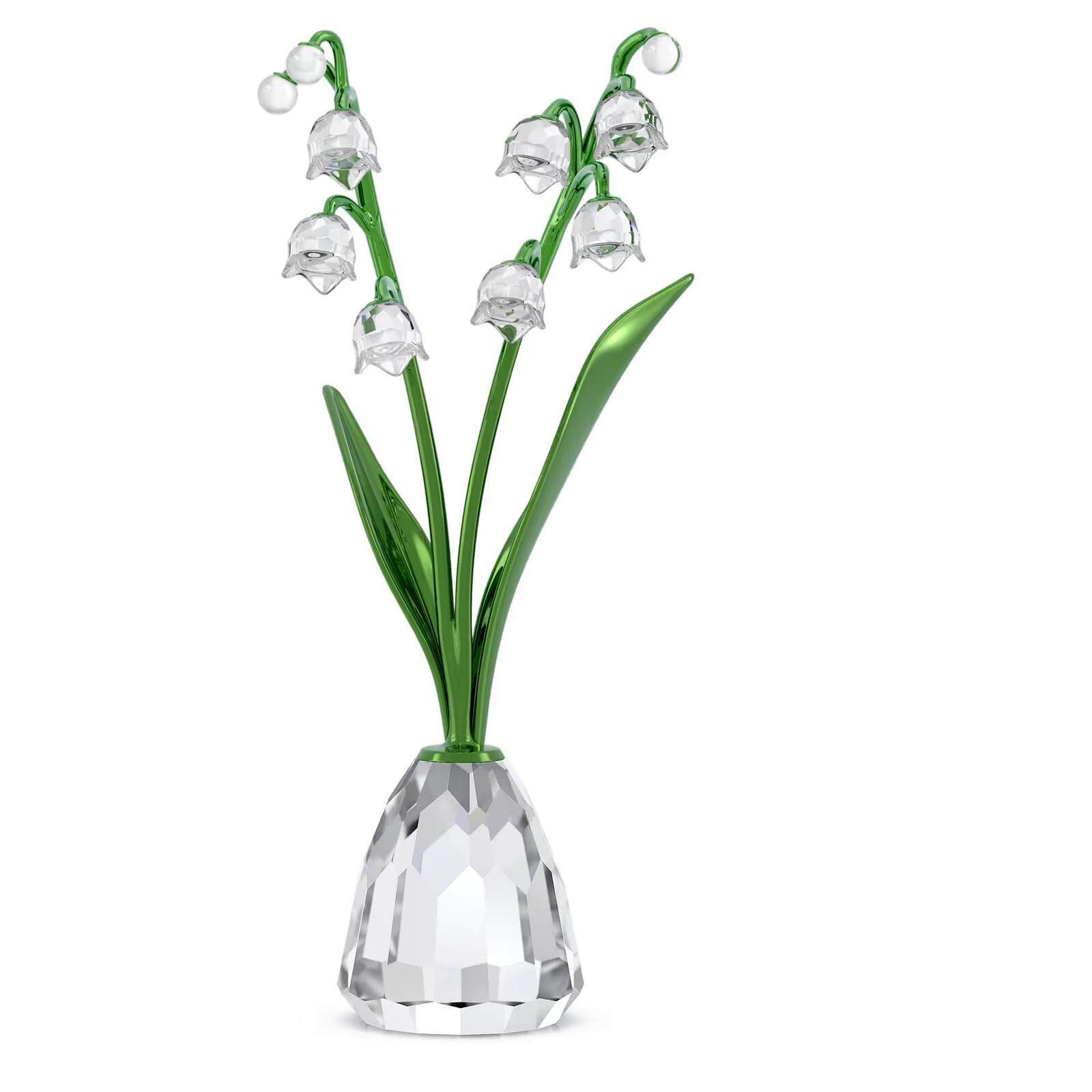 SWAROVSKI施华洛世奇水晶Florere百合花of the Valley摆件装饰