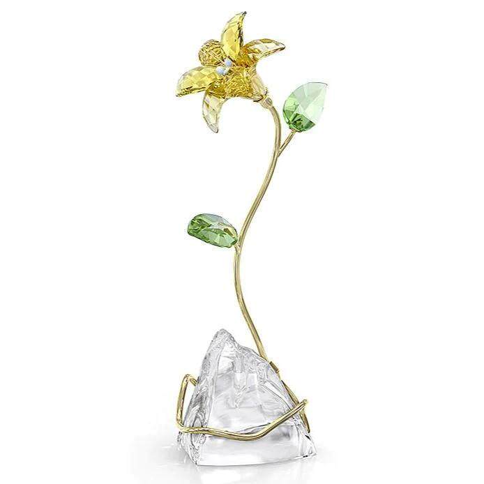 SWAROVSKI施华洛世奇水晶Florere百合花装饰黄色5666972