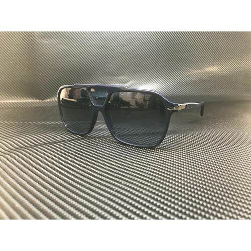Persol PO3223S 1109Q8蓝色方形男士59 mm太阳眼镜