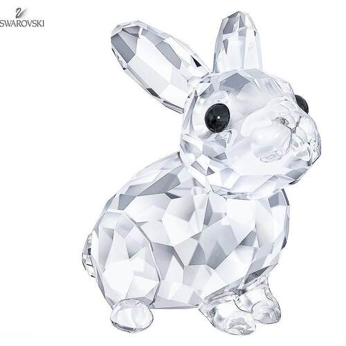 SWAROVSKI施华洛世奇可爱婴儿兔子水晶透明摆件5723652