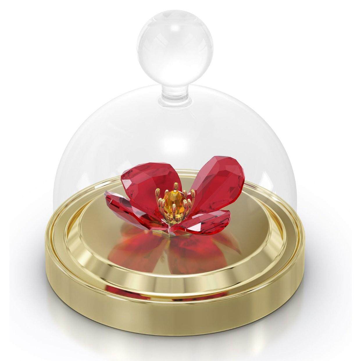 SWAROVSKI施华洛世奇水晶花园故事红色Poppy铃铛Jar