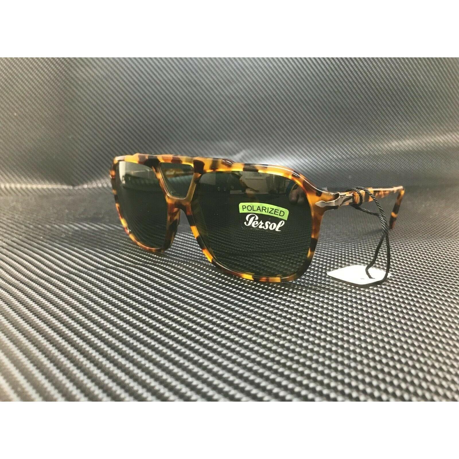 Persol PO3223S男太阳眼镜1052P1 Madreterra棕色方形男士