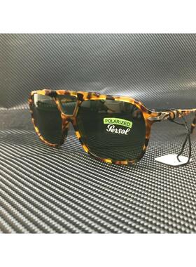 Persol PO3223S男太阳眼镜1052P1 Madreterra棕色方形男士