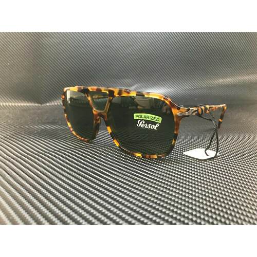 Persol PO3223S男太阳眼镜1052P1 Madreterra棕色方形男士