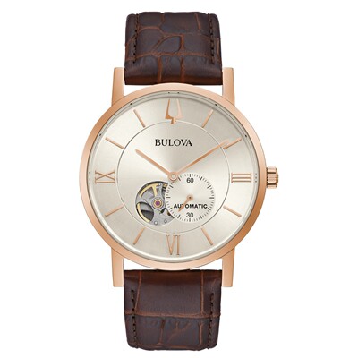 宝路华Bulova 97A150 Classic Bul男手表男士自动机械镂空