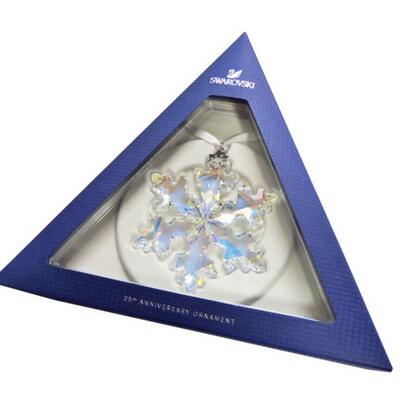 施华洛世奇Swarovski 5258537摆件Snowflake Crystal清楚的