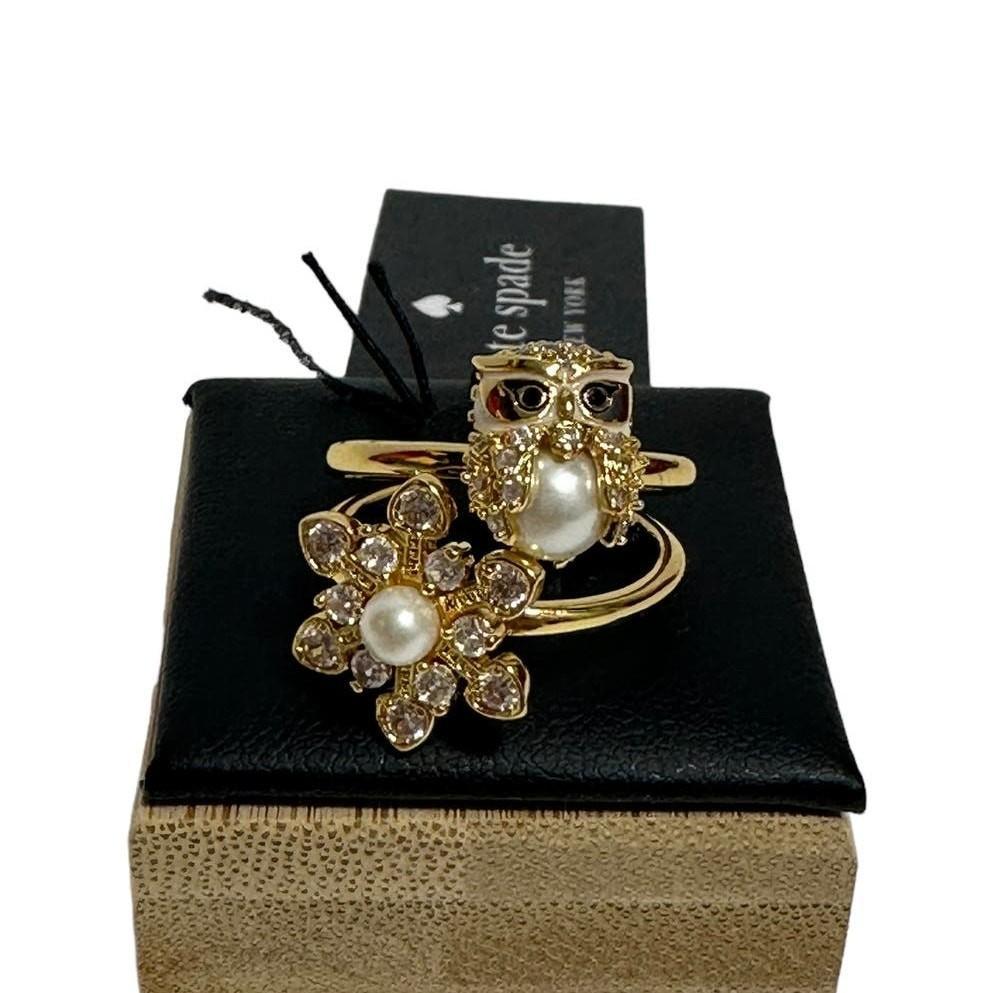 Kate Spade Hoot猫头鹰戒指套装6