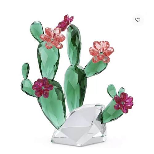 SWAROVSKI施华洛世奇水晶Flowers粉色Cactus摆件5426805