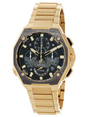 美国代购Bulova宝路华系列X石英黑色表盘男士手表98B429