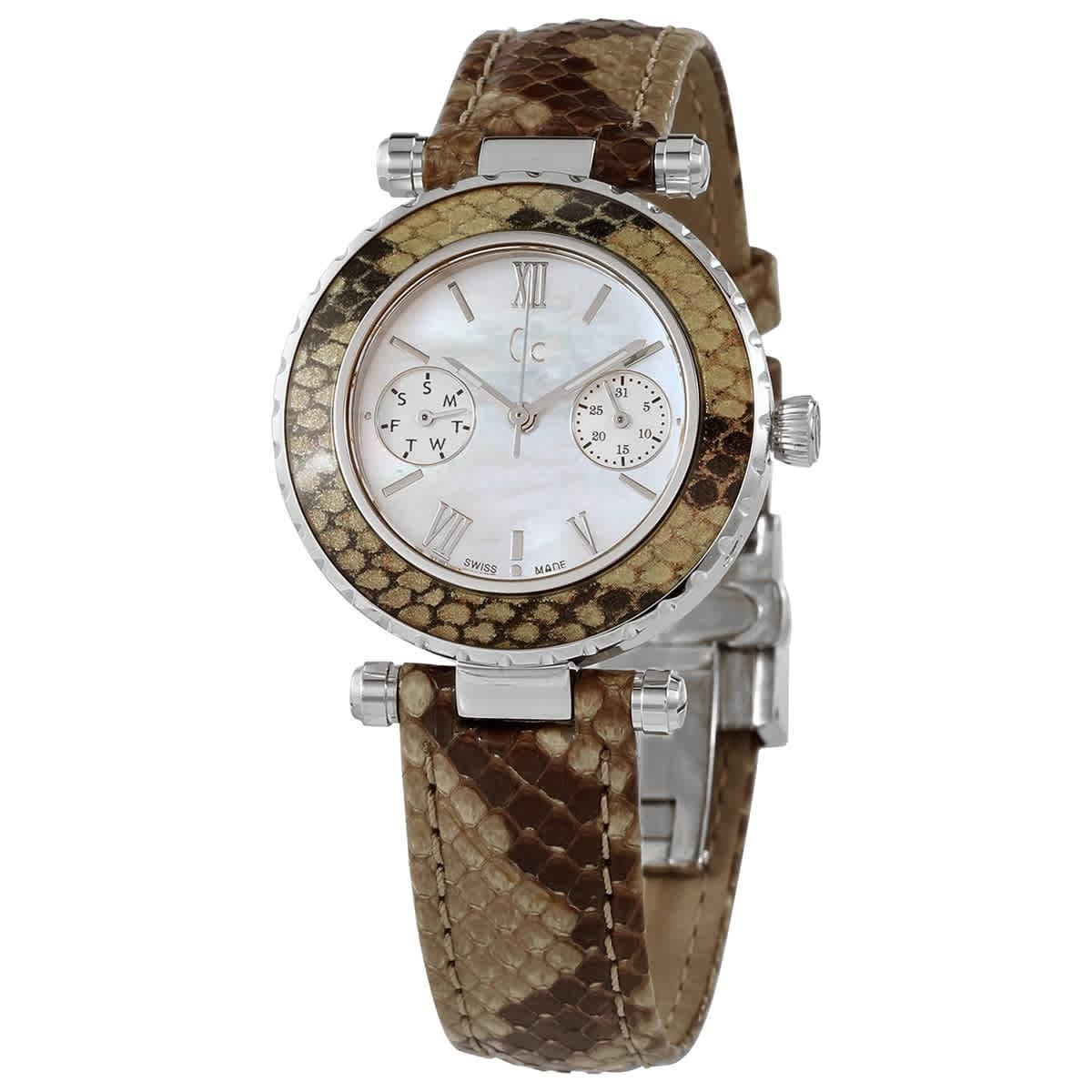 盖尔斯Guess X35005L1S女手表潜水Chic石英女士Snakeskin