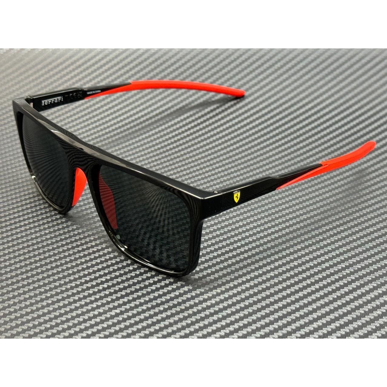 Ferrari法拉利FZ6006 501 87黑灰色男士58 mm太阳眼镜