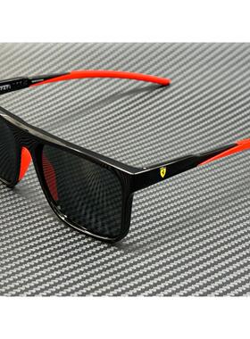 Ferrari法拉利FZ6006 501 87黑灰色男士58 mm太阳眼镜