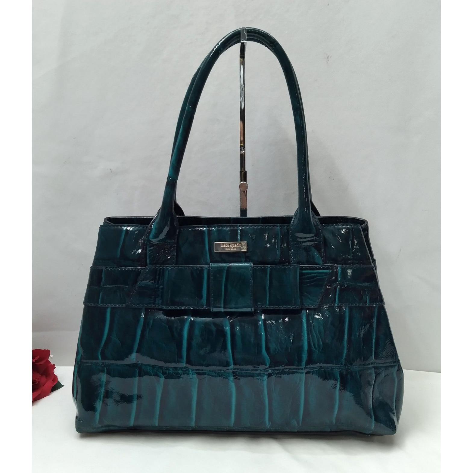kate spade New York Elena Knightsbridge深专利真皮手提包