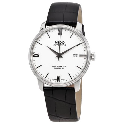 美国代购美度Mido M0274081601800男手表Baroncelli SI自动机械白