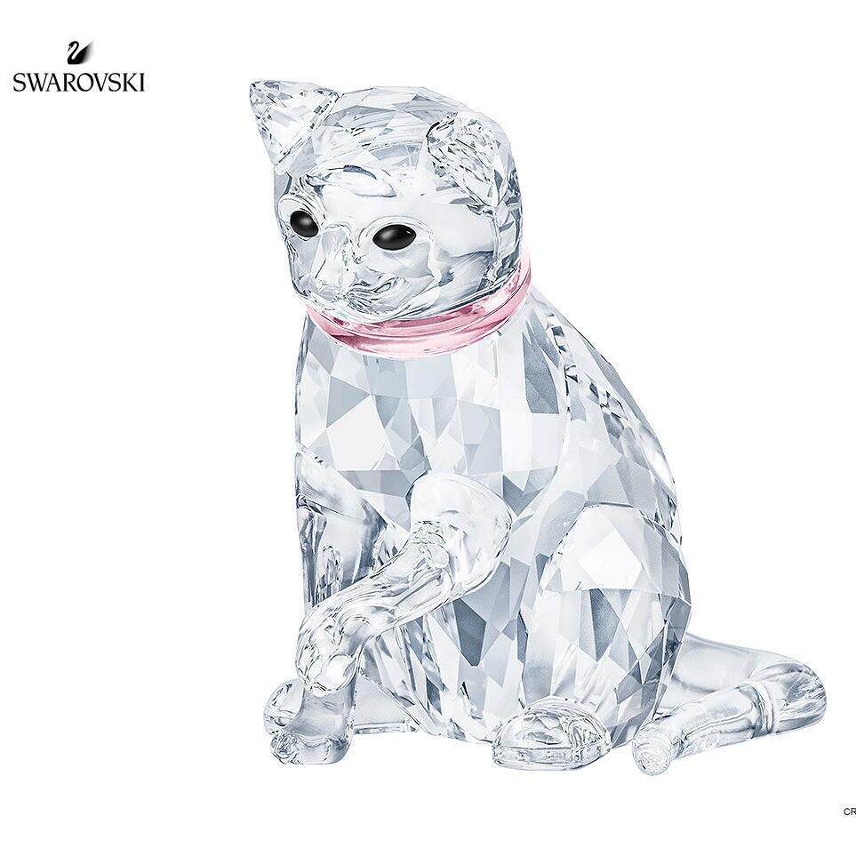 SWAROVSKI施华洛世奇Cat母亲水晶透明摆件5688519
