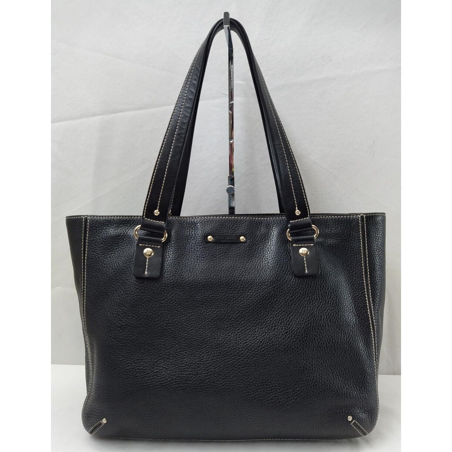 kate spade new york通用款女包Pebbles黑色荔枝皮顶部把手