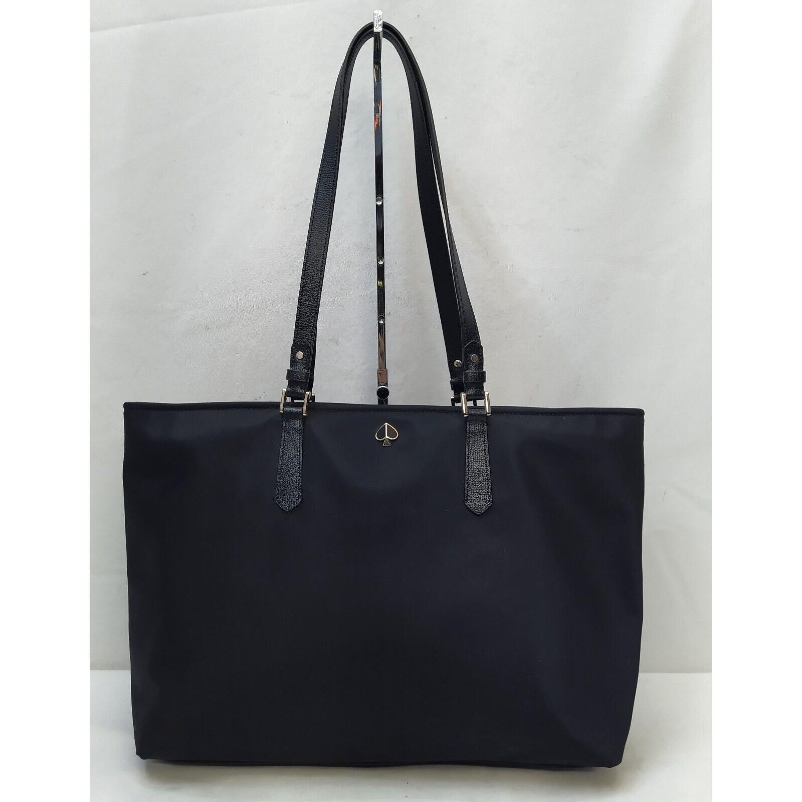 kate spade new york通用款女包小袋黑色尼龙双手柄大号