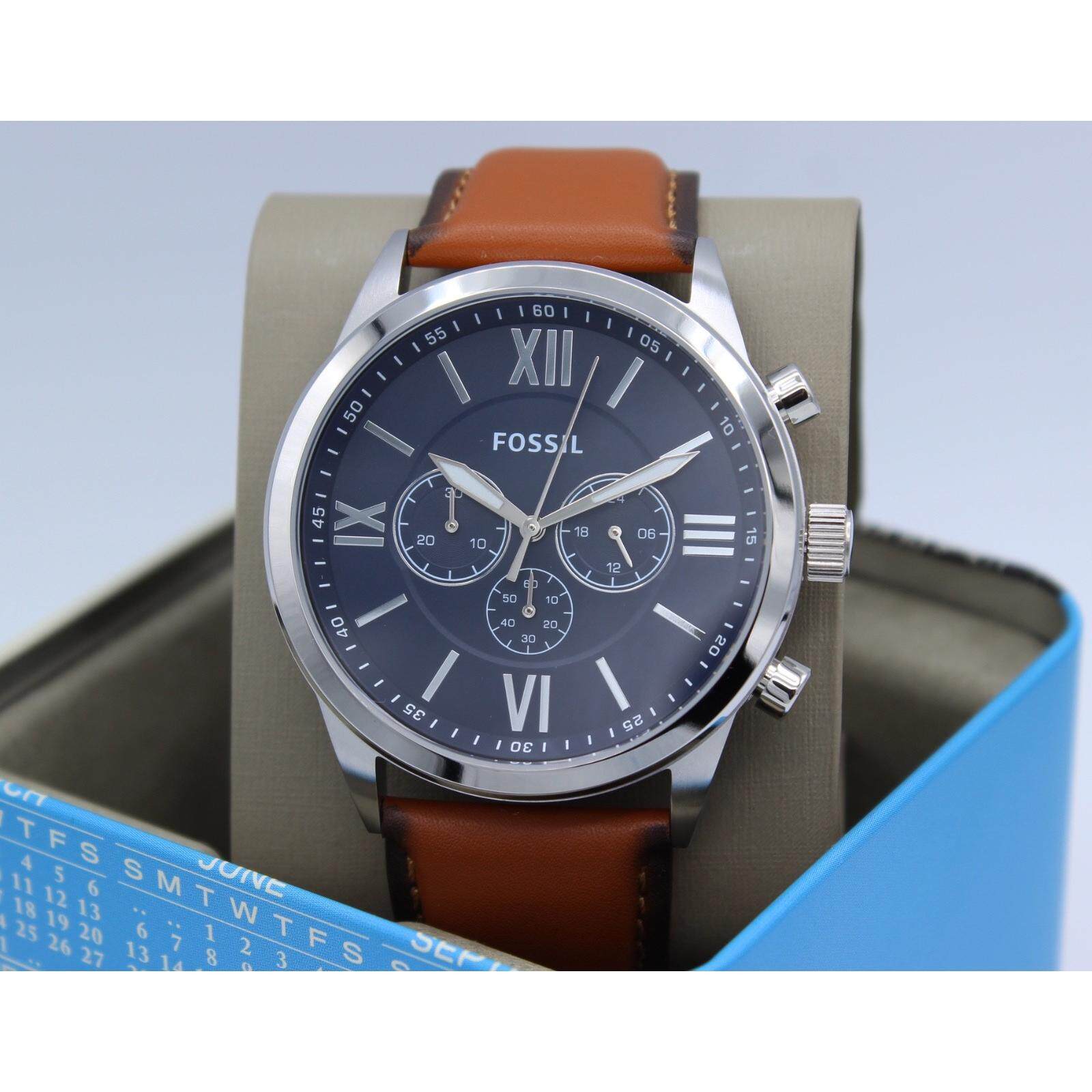 Fossil Flynn银棕色欧美腕表