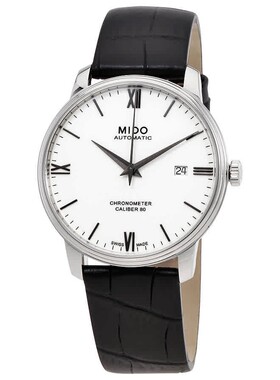 美度Mido M0274081601800男手表Baroncelli SI自动机械白色