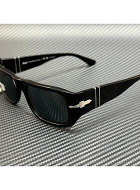 Persol PO3362S 95 3R黑色蓝色偏光52 mm太阳眼镜