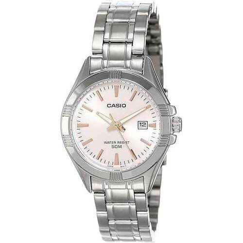 CASIO卡西欧LTP 1308D4A女士石英手表31mm不锈钢表带