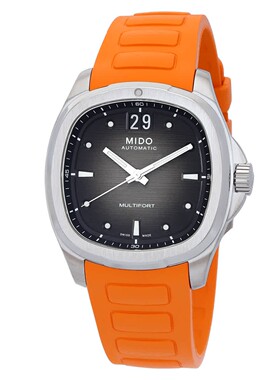 美国代购美度Mido 14566男手表Multifort TV大日期自动机械灰表盘