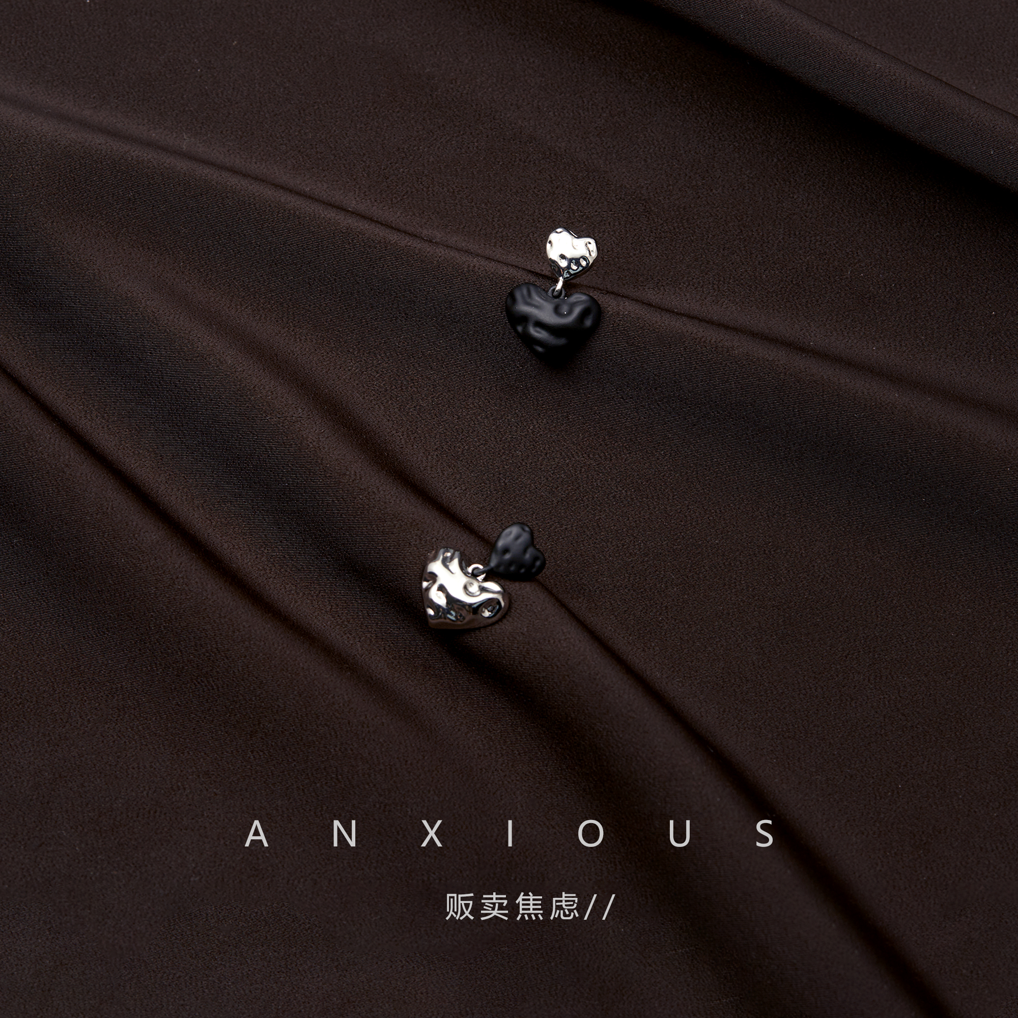 【独特漂亮】【甜酷爱心耳环女】