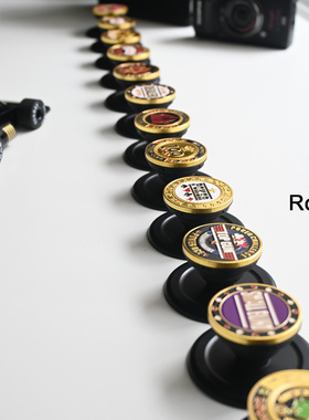 幸运币金属珐琅磁吸支架magsafe磁吸功能强磁气囊支架个性