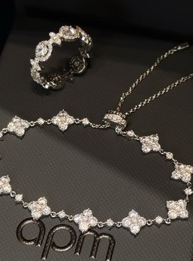 韩免 apm四叶草手链/四叶草戒指/四叶草项链礼物节日可绑定